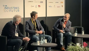 Les 3 intervenants de Conférence ASIMUTE, Djaffar Ould-Abdeslam, Marc Helfter et Matthias Resch, en pleine discussion